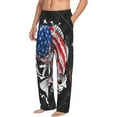 thumbnail image 2 of Balery Men'S Largemouth Bass Fish In Usa Pants,Sleepwear Pants,Pajama Pants,Pj Bottoms Drawstring And Pockets-Small, 2 of 9