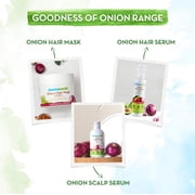 Mamaearth Onion Spa Kit for Hair Strength | Shampoo 250 ml + Conditioner 250 ml + Hair Oil 150 ml | Supports Fuller-Looking Hair | Softens Hair