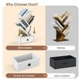 thumbnail image 6 of Gymax 5-Tier Tree Bookshelf w/ Wooden Drawer Display Storage Organizer Rack Beige, 6 of 10