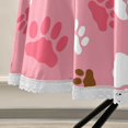 thumbnail image 5 of Coolnut 60" Dog Paws Round Tablecloth, Waterproof Spillproof Polyester Fabric Table Cover with Zipper Umbrella Hole for Outdoor Patio Garden Dining Party, 5 of 7