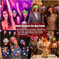 thumbnail image 2 of Gafas LED iGeekid Light Up para fiestas, paquete de 30, 2 of 6