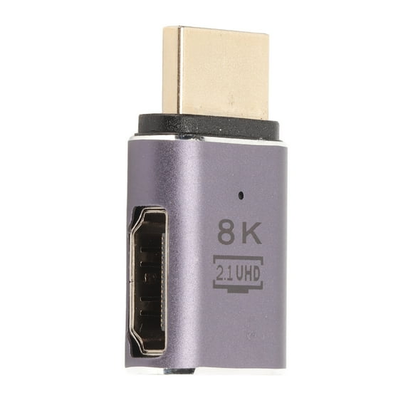 8K HD Extension Coupler, Professional HD Multimedia Interface Adapter Male To Female Aluminium Alloy  For HDTVs For Monitors