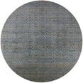 thumbnail image 1 of Ahgly Company Machine Washable Indoor Round Industrial Modern Carbon Gray Area Rugs, 3' Round, 1 of 7