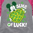 thumbnail image 3 of Disney - Slice Of Luck - Toddler And Youth Girls Raglan Graphic T-Shirt, 3 of 5