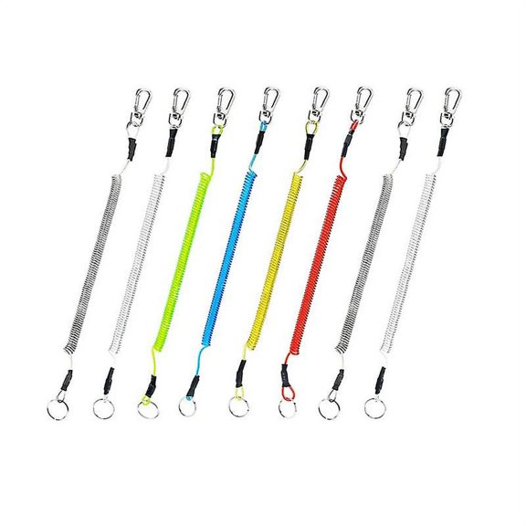 8pcs Plastic Key Rings