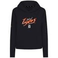 thumbnail image 2 of Women's Levelwear Black Detroit Tigers Sweet Sizzle Tri-Blend Hoodie, 2 of 3