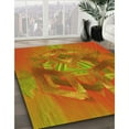 thumbnail image 3 of Ahgly Company Machine Washable Indoor Rectangle Transitional Lava Red Area Rugs, 3' x 5', 3 of 7