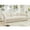Beige, variant on Gewnee Slipcovered Modern 3 Seater Deep Seat Sofa Couch with Suppleness Armrests, Chenille Fleece Sofa with Soft Comfy Couch for Living Room