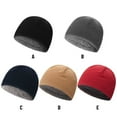 thumbnail image 2 of Hunting Solid Color Men Women Ski Baggy Hat Bonnet Windproof Skullcap Military Tactical Cap Plush Fleece Hats Hiking Caps C, 2 of 8