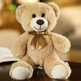 thumbnail image 2 of 13.8 inch Teddy Bear Stuffed Animal with Satin Bow Tie for Girlfriend and Kids Birthday Valentine's Day, 2 of 7