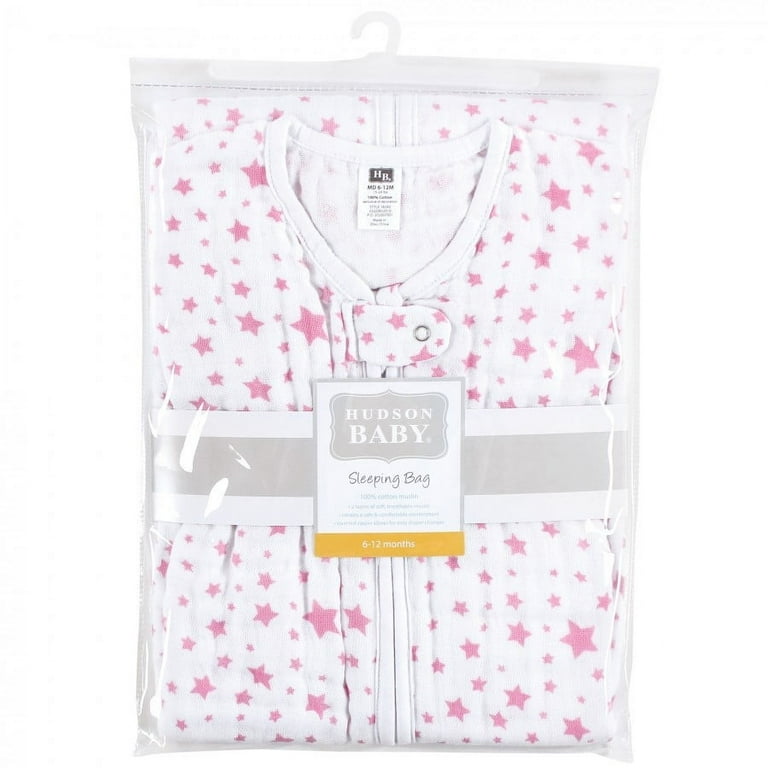 【送料無料/即納】  Baby Hudson Infant Bag Sleeping Muslin Sleeve Long Girl ブランケット・おくるみ