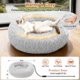 thumbnail image 4 of Cama Calefactable Redonda para Gatos SXBSXB - Cama Calmante para Mascotas de Interior, 4 of 8