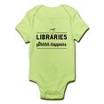 thumbnail image 1 of CafePress - Libraries Shhhh Happens Body Suit - Baby Light Bodysuit, 1 of 1