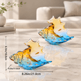 Sea Glart Figurines Hand Blown Conch Shell Sculpture Decor - Walmart.com