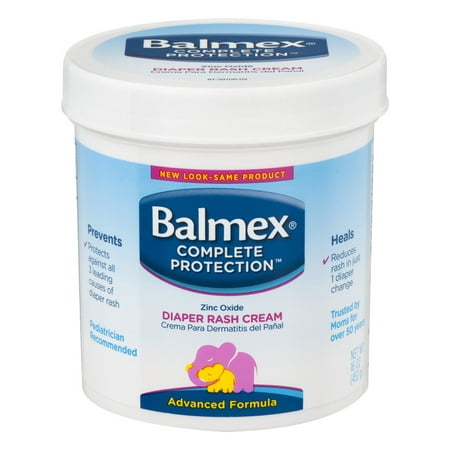 Balmex Rash crème érythème fessier Protection complète Formule avancée, 16,0 OZ