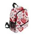 thumbnail image 2 of ALAZA Watercolor Heart School Backpack Small Bookbag Mini Bags, 2 of 6