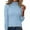 Sky Blue, variant on Sweaters for Women High Neck Knit Pullover Soft Slim Fit Warm Long Sleeve Casual Turtleneck Top for Fall Winter Clothing