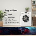thumbnail image 3 of 4x5 Rug, Wolf Rug Washable Non Slip Soft for Living Room Bedroom, Horror Gaming Wolves Area Rug, Kids Boys Teen Carpet, Wolf Home Decor & Gifts, 3 of 7