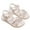 X1 White, variant on REDARER Girls Shoes Love Decorative Thick Sole Sandals Soft Sole Comfortable Princess Sandals,Size 3.5-4 Years
