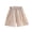 H-212 Beige, variant on Beige Children Boy Girl Brunch Skirts Shorts for Kid Thin Flare Wide Leg Plain Bootcut Leg Long Shorts 2026 Soft Comfy Clothes Trendy Y2K 10 Yearears