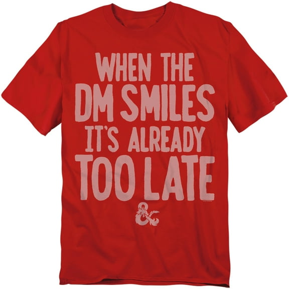 Dungeons And Dragons T-Shirt When The Dm Smiles Unisex Graphic Tee for Men & Women