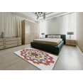 thumbnail image 5 of Ahgly Company Machine Washable Indoor Rectangle Transitional Cherry Red Area Rugs, 2' x 3', 5 of 7