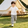 thumbnail image 5 of Bovxnpu Unisex Boys Sweatpants Comfortable Sweatpants for Kids Casual Trousers, 5 of 6