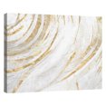 thumbnail image 4 of Masterpiece Art Gallery Fluidity Horizontal Gold Abstract By Belle Maison Canvas Art Print 22" x 28", 4 of 4
