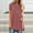Pink, variant on WTXUE Flowy Tops for Women Womens Short Sleeve Tops Women Fashion Plus Size Round Neck Short Sleeved Long T-Shirt Blouse Cowl Neck Tops for Women Plus Size Tops Loose Fitting Tops for Women Black L