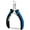 Black-Blue, variant on Cuticle Trimmer with Non-Slip Grip Handle Professional Stainless Steel Cuticle Cutter Sharp Blades Double Spring Cuticle Nipper (Green-Black)