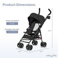 thumbnail image 4 of Dream On Me Rover Convenience Stroller, Black, 4 of 8
