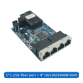 thumbnail image 5 of Fiber Ethernet Switch Media Converter Fiber Optical Media Fiber Port 1F4E 1G4E PCBA 10/100/1000M, 5 of 6