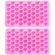 thumbnail image 1 of ZHAOCHENG Molde para posavasos con 55 agujeros, de silicona antiadherente, con forma de corazón, para regalo, 1 of 5