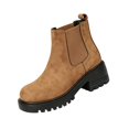 thumbnail image 2 of LRGSHF Ankle Boots for Women Slip On Platform Chelsea Boots, Elastic Side Panels Chunky Block Heel Round Toe Short Booties Non Slip Daily Outdoor Walking Shoes, 2 of 5
