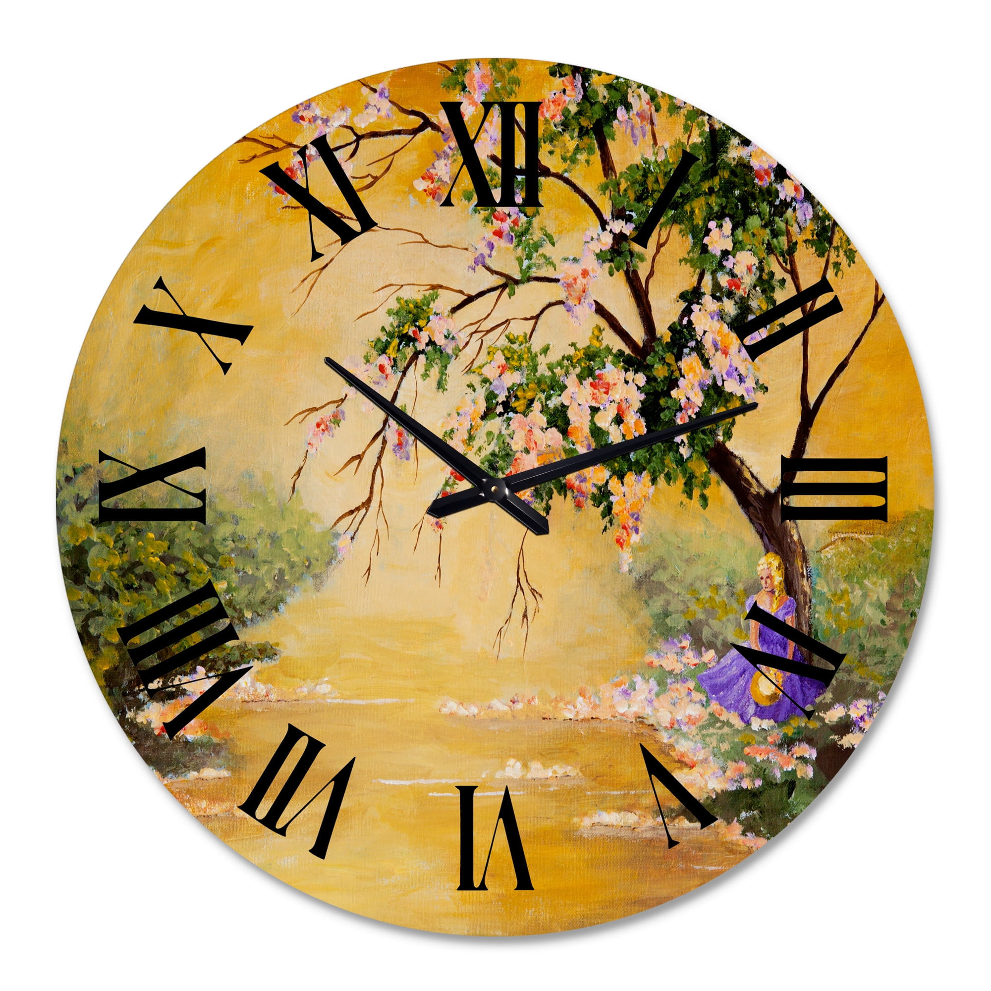 Designart 1 in Quartz Traditional Wall Clock