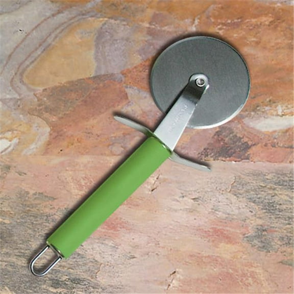 Pizza Cutter with Mango, Green
