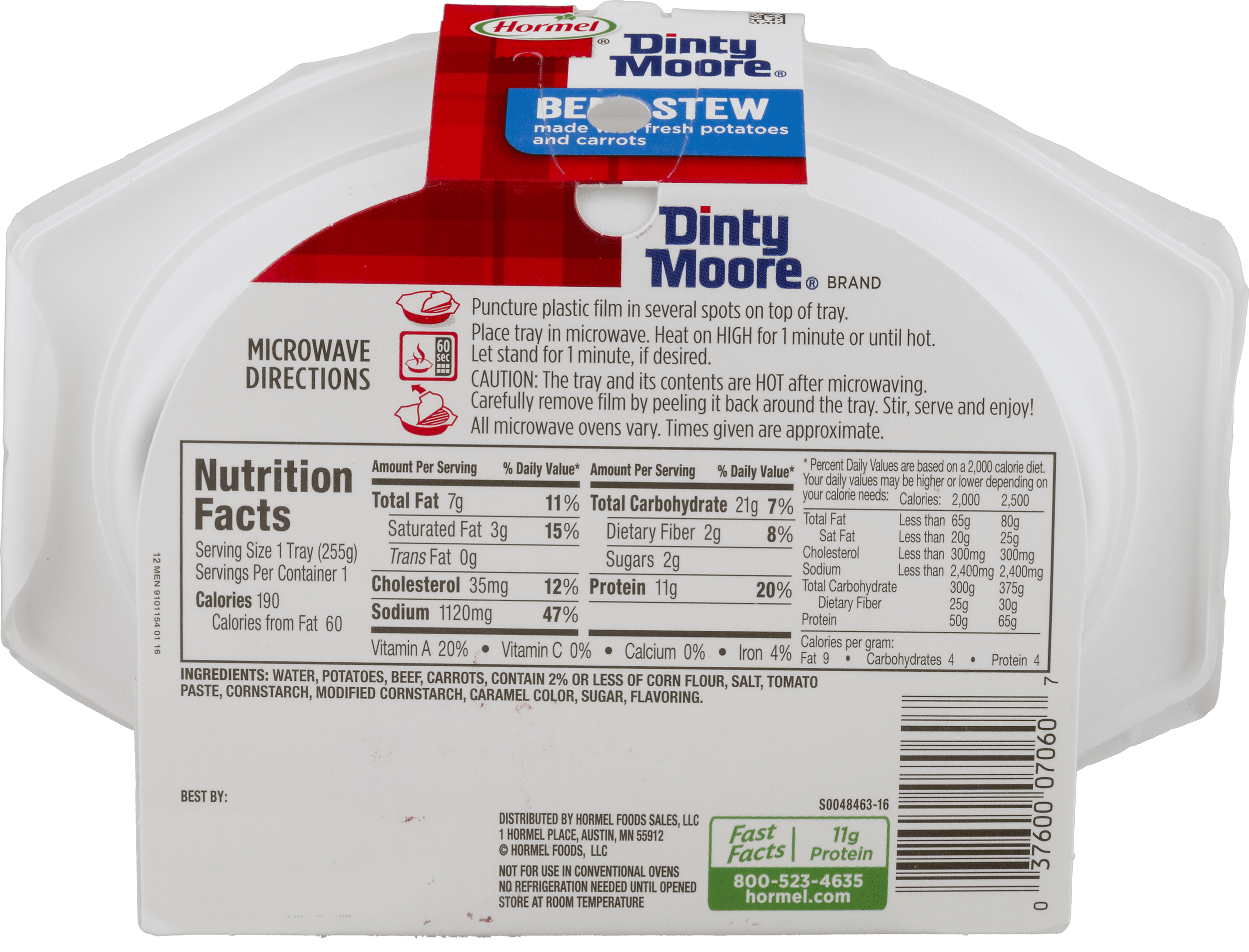 Nutrition Facts Beef Stew Nutrition Ftempo