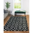 thumbnail image 4 of Shag Olido Collection Area Rug 2'7"x10' - Black-White, 4 of 5