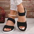 thumbnail image 2 of Rokment Women's Orthopedic Walking Sandals Lightweight Comfortable Mesh Stretchy Open Toe Memory Foam Arch Support Slip on Sports Summer Shoes for Plantar Fasciitis A Size 6, 2 of 8