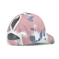 thumbnail image 4 of ZHENHONG Womens Baseball Caps Topless Athletic Sunproof Hats Cotton Sweatband Hats Cozy Tie Dye Visor Hat Purple, 4 of 6