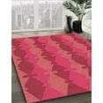 thumbnail image 3 of Ahgly Company Machine Washable Indoor Rectangle Transitional Crimson Red Area Rugs, 8' x 10', 3 of 7