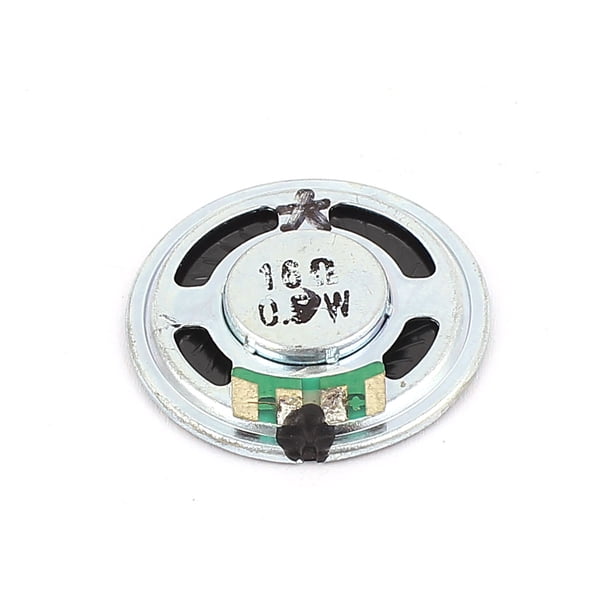 Altavoz de bocina interna de imán de aluminio de 36 mm de diámetro, 16 Ohm, 0.5W