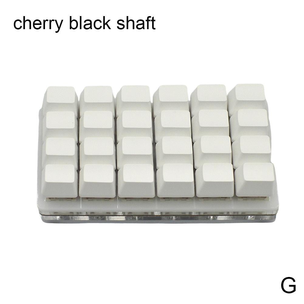 New Programmable Mechanical Keyboard 6keys Macro Keypad Green / Red Switch Diy Customize Usb Programming Shortcut Key Osu!