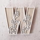 thumbnail image 1 of Letras de madera de 5 pulgadas - Se pueden pintar, 26 letras, para decoración de pared/habitación infantil/señales de nombres de boda, 1 of 2