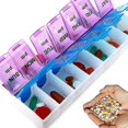 thumbnail image 1 of 7 Day Am/pm Pill Dispenser, 1 of 5