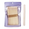 thumbnail image 1 of TISHITA 50 Pieces Wood Hard Beans Spatula Set Applicators Scrapers Sticks for, 1 of 8