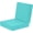 Teal, variant on Outdoor Deep Seat Patio Cushions, 24 x 24 Waterproof & 3-Year Fade Resistant Outdoor Cushions with Removable Covers,Ties and Handle for Chair, Sofa, Couch, Teal