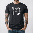 thumbnail image 1 of Soccer Goat Miami #10 Football Star Celebration Messi Unisex T-Shirt, 1 of 4