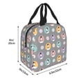 thumbnail image 2 of Yiaed Cute Geese Print Insulated Lunch Bag Reusable Cute Tote Lunch Box, Leakproof Cooler Lunch Bags for Work Office Travel School Picnic, 2 of 5