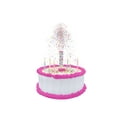 thumbnail image 4 of Best Party Ever Party Popper Cake Topper Pink, 2 Pack, 0.75 Inches Wide, 4 of 7
